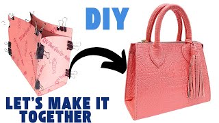 【DEARMINE】Dear Making Bag I Made a Mini Handbag Out of Paper | Khembuzz - YouTube
