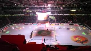 SCB Playoff 2016 Lichtshow und Einlauf Spieler screenshot 1
