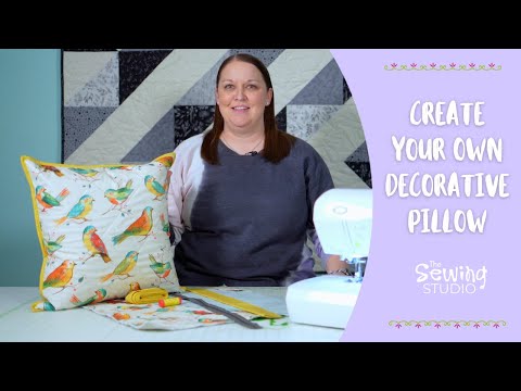 Video: Elevate Your Home Decor: Master the Art of Adding a Zipper to Decorative Pillows w The Sewing Studio