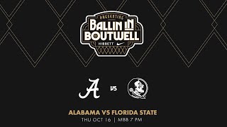 Ballin In Boutwell Alabama Vs Florida State Mens Live Broadcast