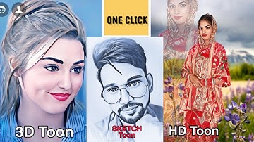 Just one click create vector art image  | wedding photography | Best App Cartoon Photo Edit