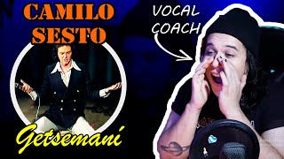 CAMILO SESTO &quot;Getsemaní&quot; | Vocal Coach ARGENTINO | Reacción | Ema Arias