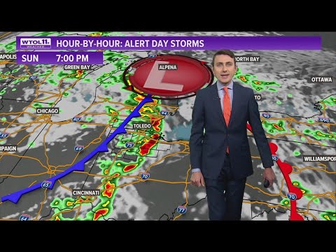 ALERT DAY issued for strong storms Sunday evening | WTOL 11 Weather ...