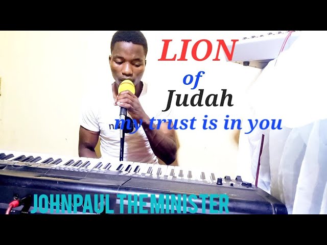 Lion of Judah my trust is in you cover (David G)