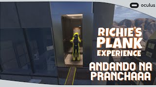 Andando na Prancha - pegadinha com minha mãe| RICHIES PLANK EXPERIENCE