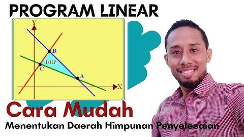 PROGRAM LINEAR, Menentukan Daerah Himpunan Penyelesaian | Math Wajib Kelas XI
