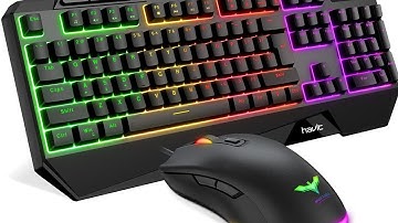havit Wired Gaming Keyboard Mouse Combo LED