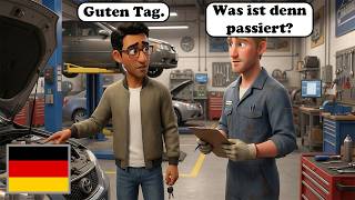 إصلاح السيارات باللغة الألمانية: 10 محادثات للمبتدئين (A1-A2) screenshot 5