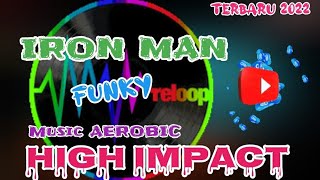 Download lagu Musik Aerobic High Impact - Iron Man - Funky Robic - Cocok Buat Kelas Koreo Mp3 Video Mp4