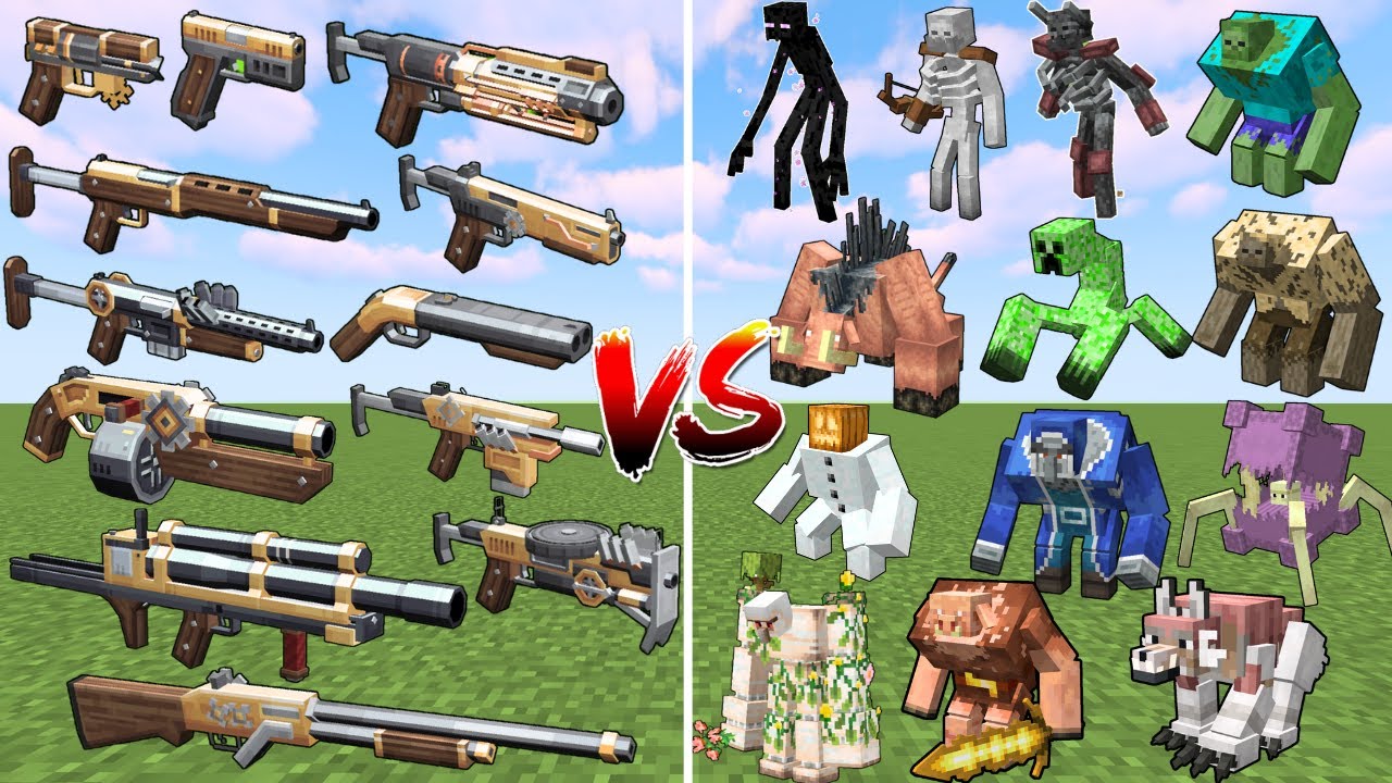 What TaCZ Create Armorer Gun can Defeat the Most Minecraft Mutants in a ...