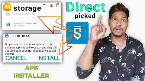 Internal storage apk file pic and direct install activity in sketchware/Aaura Technical