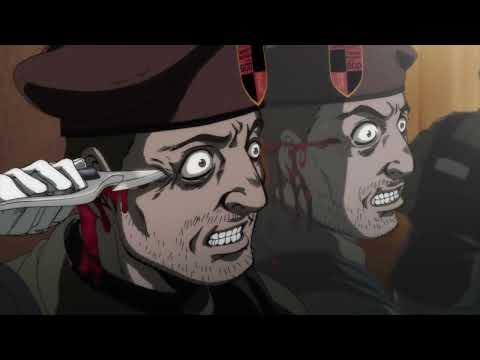 Hellsing Ultimate EP2-Luke Valentine vs Hellsing Soldiers [Dubbed] [1080p]