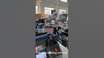 Tabletop Labeling Machine for Can Body , Jar Body Labeler Machine , round can labeling machine