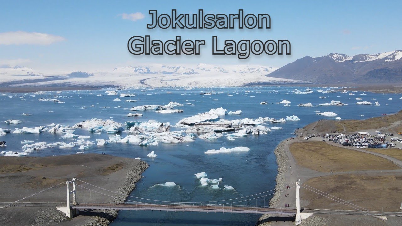 Jokulsarlon Glacier Lagoon | Jökulsárlón | Diamond Beach | Iceland | 4K Drone