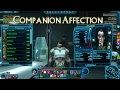 TOR Quick Tip 16 - Companion Affection (SWTOR) TOR Quick Tip 16 - Companion Affection (SWTOR)