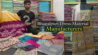 Bhagalpuri silk dress material | bhagalpuri silk suit piece  dressmaterial suits