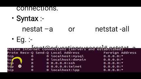 Networking Commands used in Linux