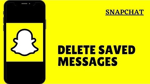Delete Saved Snapchat Messages | How To Delete Chats In Snapchat | 2021