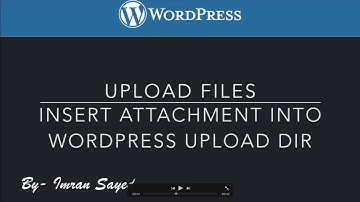 #4 Moving file upload attachments into WordPress upload directory