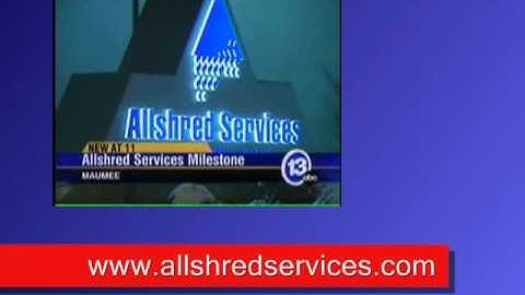 Document Destruction Company Allshred Services Celebrates 20th Anniversary