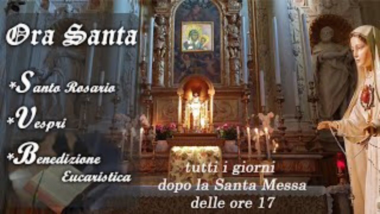 18 gennaio 2021 - Santo Rosario, Vespri, Benedizione Eucaristica