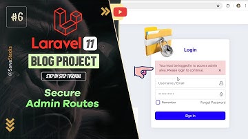 Secure Admin Routes in Laravel 11 – Step 7