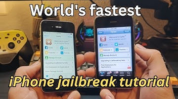 How to Jailbreak "Most" iPhones with 3U tools in under 10 min 