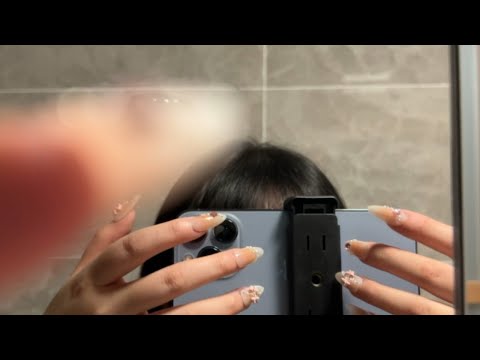 ASMR | Tapping & Scratching & Doing Your Makeup With iPhone Camera 📱✨