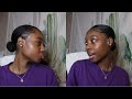 Sleek Bun Tutorial on THICK Type 4 Natural Hair! NO GEL?! | Zharia’Elizabeth