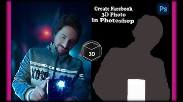 Create #facebook 3D Photos in Photoshop! Tutorial ||Ps Lr learning||