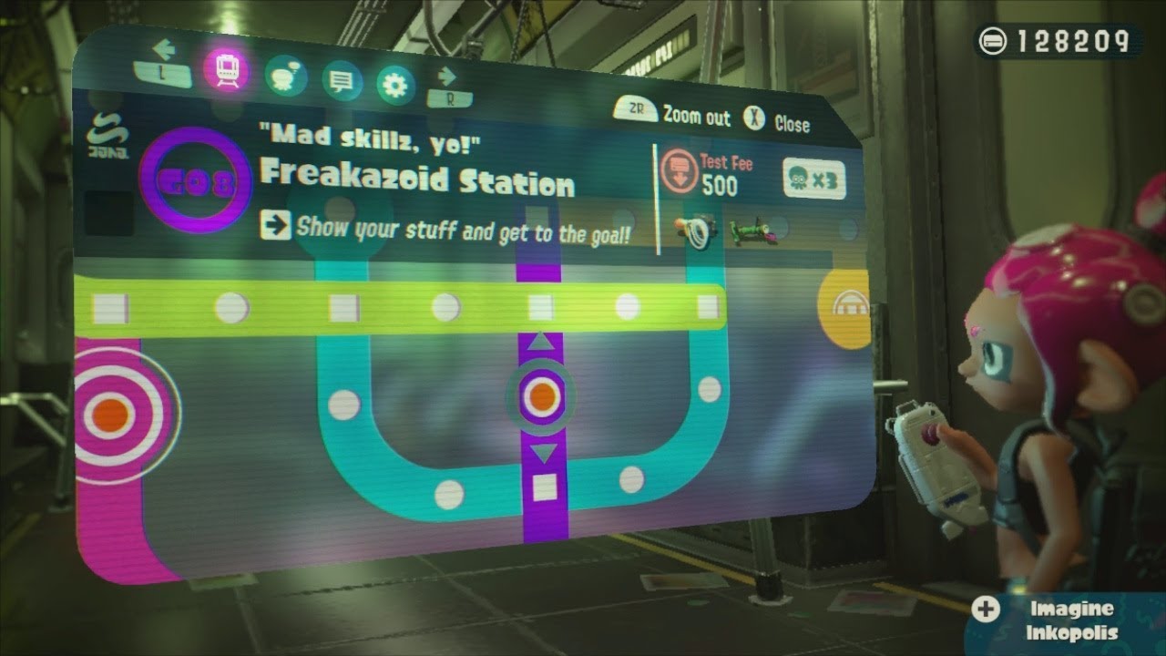 スプラトゥーン2 Splatoon 2 - Octo Expansion DLC - G08: Freakazoid Station (Goo