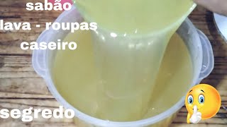 Receita caseira de sabão super transparente e melzudo para economizar muito