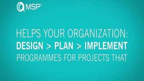 PRINCE2 & MSP for Managing Projects & Programmes