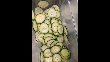 Univex UFP13 Food Processor Slicing Cucumbers