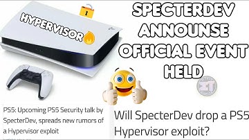 PS5 Upcoming😍Hypervisor Exploit By SpecterDev🔥Specterdev Speaking on PS5 Hardware | PSX Scene Status