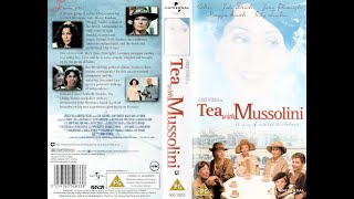 Original Vhs Opening And Closing To Tea With Mussolini Uk Vhs Tape