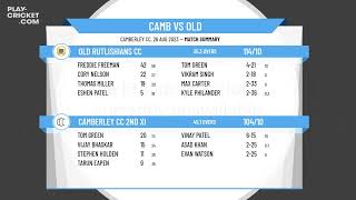 Surrey Championship - Division 1 - 2nd XI - Camberley CC 2nd XI v Old Rutlishians CC screenshot 3