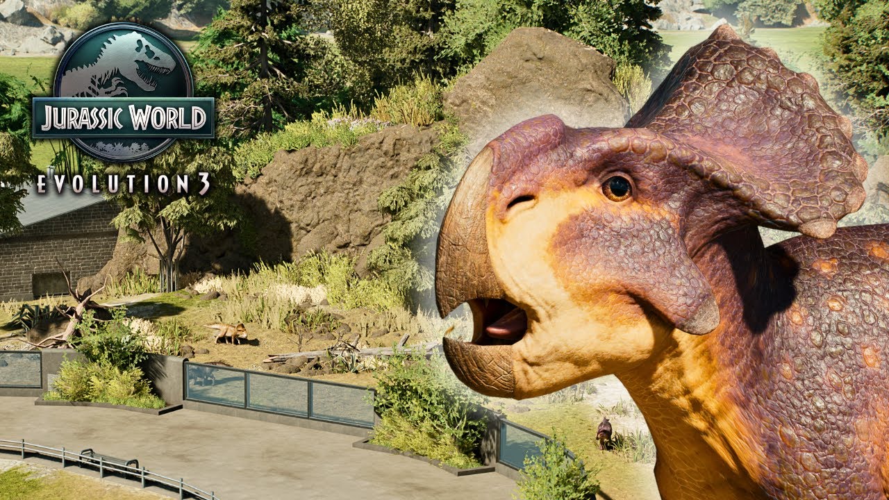 Building my FIRST ENCLOSURE in Jurassic World Evolution 3! 🦕 | Jurassic ...