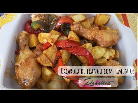 Vídeo: Caçarola De Frango E Pimentão