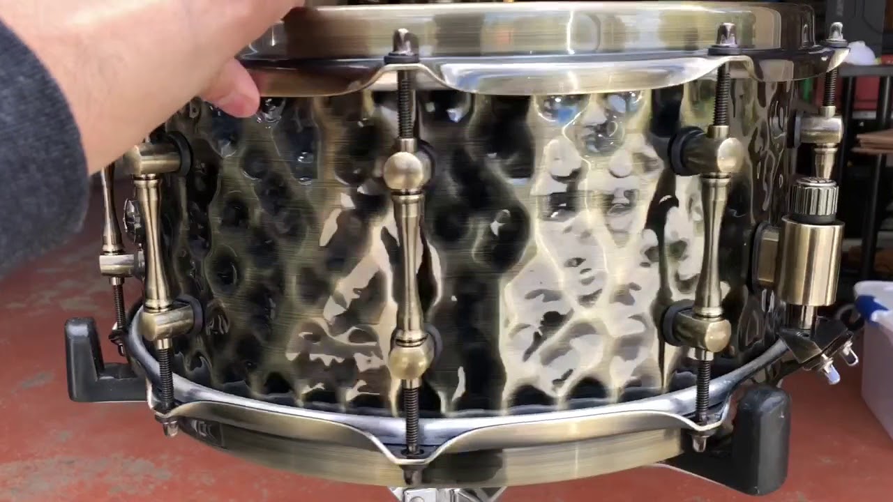Mapex Black Panther Brass Sledgehammer Tarola 14x6.5 Snare Drum YouTube