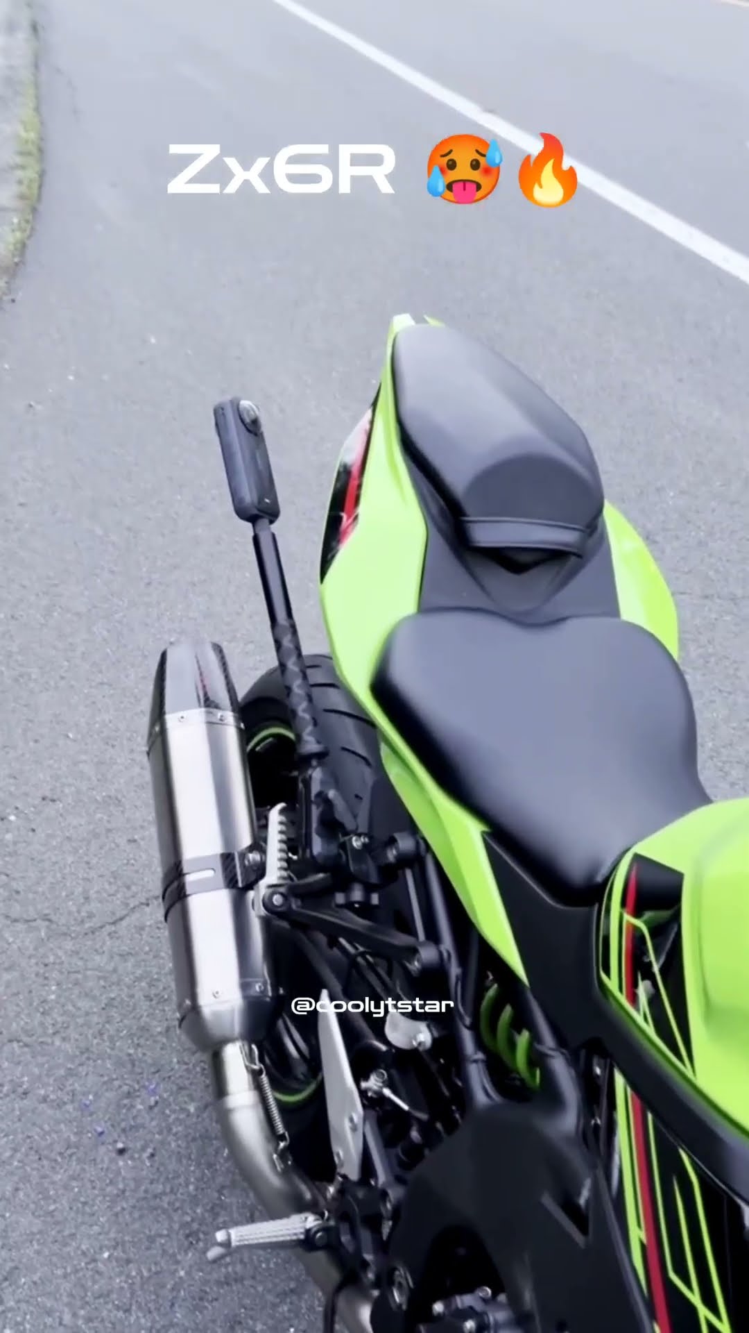 Ninja ZX-6R Fire Sound 🥵🤯 #coolytstar #shorts #foryou