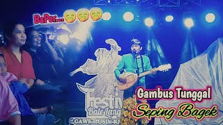 Bikin Baper...Mustamin Menyanyikan Lagu Viral Ini // Seping Bagek Versi Gambus Tunggal