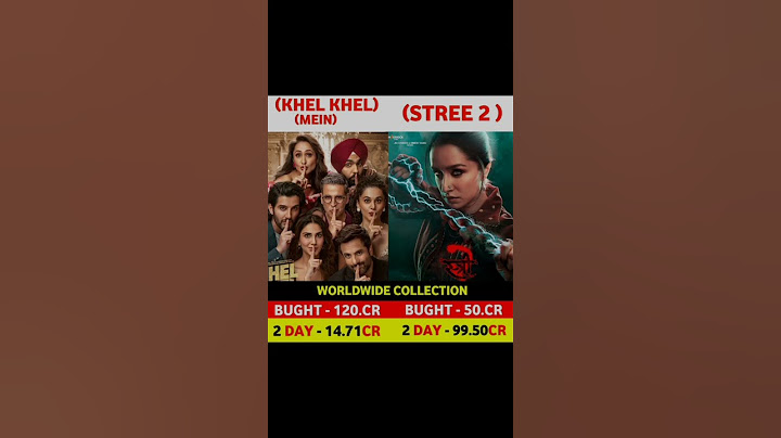 Stree 2  Vs Khel Khel Mein Box Office Collection | Akshay kumar, Jhon Abraham, Shraddha