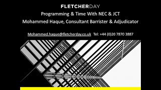 Programming & Time With NEC & JCT