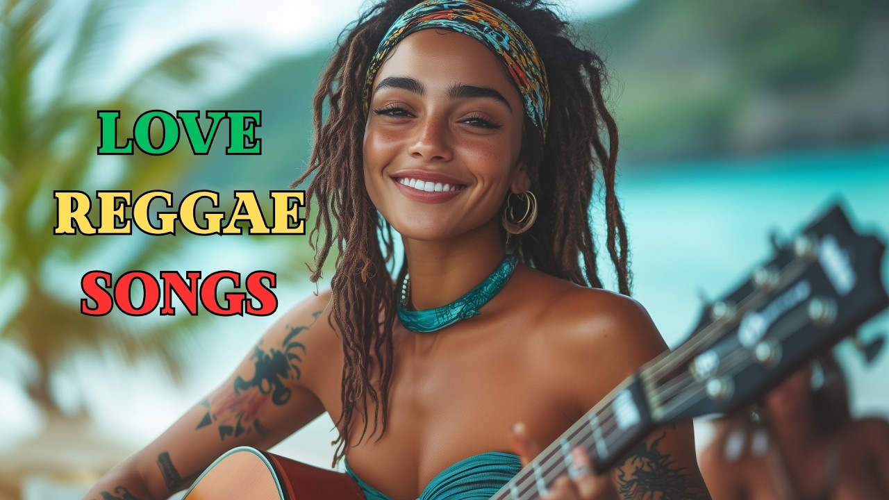 Romantic Tropical Reggae 🌴 Beach Guitar & Ocean Love
