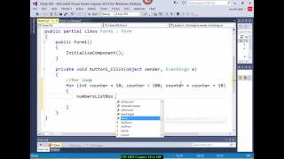 For loop in C#