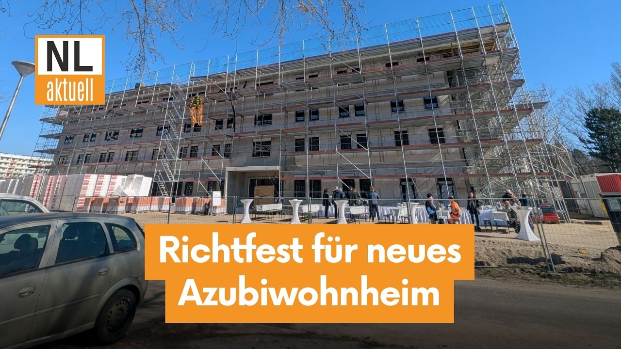 Cottbus | Richtfest für neues Azubiwohnheim in Sandow gefeiert