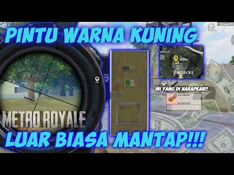 PINTU WARNA KUNING!! ISINYA BIKIN!! AHHH SUDAH LAHH!!! | PUBG MOBILE METRO ROYALE