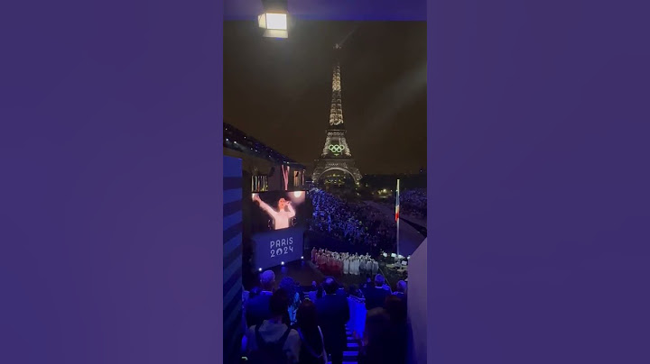 Celine Dion at the 2024 Olympics Game opening in France 🦅