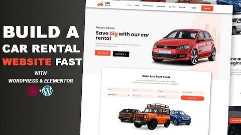 Car Rental Website Design with WordPress & Elementor 2025 | Step-by-Step Tutorial for Beginners
